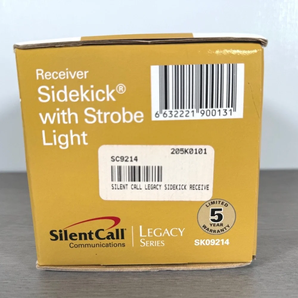Silent Call Sidekick Receiver Strobe Light SK09214 Legacy Series 318MHz Alert